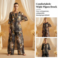 🌸 Dames Bloemen Asymmetrische Tuniek & Wijde Pijpen Broek Set ✨ Luchtig, Elegant & Comfortabel – Nu 63% KORTING