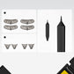 👁️ 3-in-1 Oogmake-up Stempelset – Eyeliner & Onderwimper Stempel | Waterproof, Veegvast & Eenvoudig in Gebruik