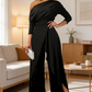 🔥 Elegante One-Shoulder Dames Jumpsuit | Accentueert je Figuur & Geeft een Krachtige Look – Nu in de Aanbieding