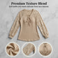 Women’s Elegant Long Sleeve Lace Panel Top
