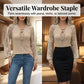 Women’s Elegant Long Sleeve Lace Panel Top