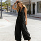 Mouwloze Jumpsuit met V-hals en Wijde Pijpen voor Dames – Nieuw | 63% Korting