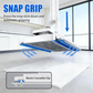 🧹 Hands-Free Flat Mop – Universele Klem & Extra Lang | Eenvoudig & Snel Schoonmaken – Nu 62% Korting