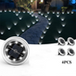 Waterdichte Solar Grondspot Set 💡Automatisch licht in je tuin, zonder gedoe met kabels – Gaat de hele nacht mee