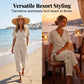 ✨ Dames Set met V-Hals en Tailleaccent – Vrouwelijk, Flatterend en Makkelijk te Dragen 👗