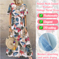 🔥 78% Korting – Retro Maxi Jurk met Bloemenprint | Losvallend, Flatterend & Licht om te Dragen