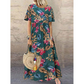 🔥 78% Korting – Retro Maxi Jurk met Bloemenprint | Losvallend, Flatterend & Licht om te Dragen