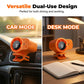 🚗 KOOP 2, KRIJG 1 GRATIS – Draagbare LED Auto Ventilator | Stil, Compact & Verfrissend Onderweg ❄️✨