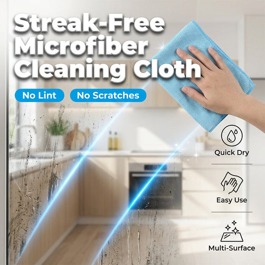 👓 Multifunctionele Microvezel Reinigingsdoek | Streeploos Schoon voor Spiegels, Glas & Meer – Koop 2 Sets, Krijg 1 Gratis