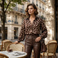 👚 62% Korting – Damesblouse met Stippen & Knoopsluiting | Retro, Elegant & Makkelijk te Combineren