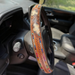 🚗 58% Korting – Vintage Stuurhoes met Handgemaakte Lederlook | Comfort, Grip & Tijdloze Stijl