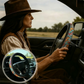 🚗 58% Korting – Vintage Stuurhoes met Handgemaakte Lederlook | Comfort, Grip & Tijdloze Stijl