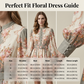 🔥 56% KORTING – Vintage Bloemenjurk | Luchtig Comfort, Elegante Taille & Tijdloze Retro Stijl 🌸✨