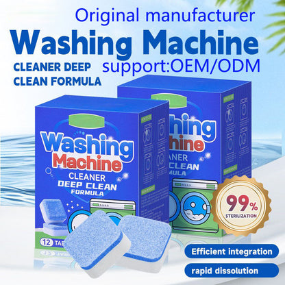 Wasmachine Reiniger Tabletten – Diep Schoon, Vers & Hygiënisch🧼Verwijdert kalk, vet en nare geurtjes – Nu: 2 betalen, 1 gratis!