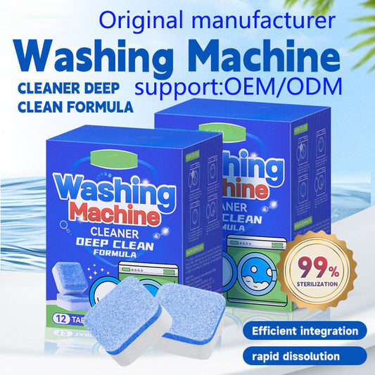 Wasmachine Reiniger Tabletten – Diep Schoon, Vers & Hygiënisch🧼Verwijdert kalk, vet en nare geurtjes – Nu: 2 betalen, 1 gratis!