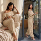 🌸 2-Delige Dames Outfit – Off-Shoulder Top met Broek | Elegante Look, Comfortabele Pasvorm & Moeiteloos Te Combineren