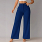 🎁 50% KORTING! 👖 Dames Casual Broek met Wijde Pijpen – Effen Kleur & Comfortabele Pasvorm ✨
