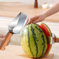 🍍 RVS fruitsnijder met houten handvat – Compact en handig voor in de keuken 🌿