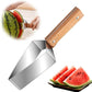 🍍 RVS fruitsnijder met houten handvat – Compact en handig voor in de keuken 🌿