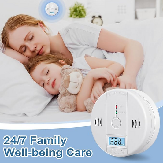 ⚠️ 60% KORTING – Zeer Nauwkeurige Koolmonoxidemelder met Alarm | Betrouwbare Detectie, Snelle Waarschuwing & Essentieel voor Elk Huis 🏠🔔