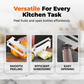 ✨ Slim 3-in-1 Keukentool – Minder Gedoe, Meer Gemak tijdens het Koken 🍳