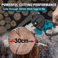 50% KORTING – Krachtige Mini-Kettingzaag – Voor Takken & Houtblokken tot 30 cm – 2 Accu’s – Snoerloos