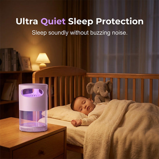 🦟 Minder last van muggen in huis met deze stille UV insectenval 🔇