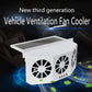 🚗 Solar Auto Koelventilator – Ventilatie & Frissere Lucht in de Auto 🌿