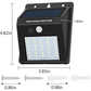 🏠 KOOP 2, KRIJG 1 GRATIS – Solar Buitenlamp met Sensor | Draadloos & Automatisch | Voor Muur, Tuin, Schuur en Entree