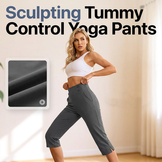 ✨ Elegante Yogabroek voor Dames – Comfortabele Hoge Taille & Mooie Pasvorm 👖