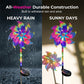 🌈 Decoratieve Solar Pinwheel Lamp – Voor een warme en kleurrijke tuin 🌙