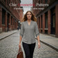 👚 Casual blouse met V-hals en geometrisch design – Makkelijk te combineren en fijn om te dragen 🌸
