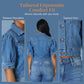 💙 Dames Cropped Denimjack met Korte Puffmouwen – Tijdloos, Vrouwelijk & Makkelijk te Combineren ✨
