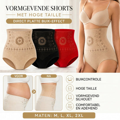 💞 Vormgevende Shorts met Hoge Taille – Comfortabel & Flatterend Effect ✨