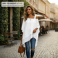 ✨ Losvallende damesblouse met asymmetrische snit – Tijdloos, comfortabel en elegant 🌿