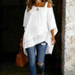 ✨ Losvallende damesblouse met asymmetrische snit – Tijdloos, comfortabel en elegant 🌿