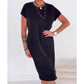 🌺👗 Casual T-Shirtjurk voor Dames – Comfortabel, Losvallend & Tijdloos