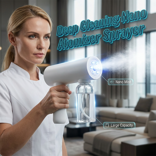 ✨ Draadloze nano verstuiver – Compact en handig voor dagelijkse verzorging en reiniging 🏡