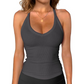 ✨ Ribbed Tanktop met V-hals – Comfortabel, Flatterend & Makkelijk te Combineren 👚
