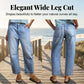 💙 High Waist Wijde Pijp Jeans voor Dames – Comfortabel, Flatterend & Tijdloos ✨