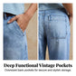 💙 High Waist Wijde Pijp Jeans voor Dames – Comfortabel, Flatterend & Tijdloos ✨