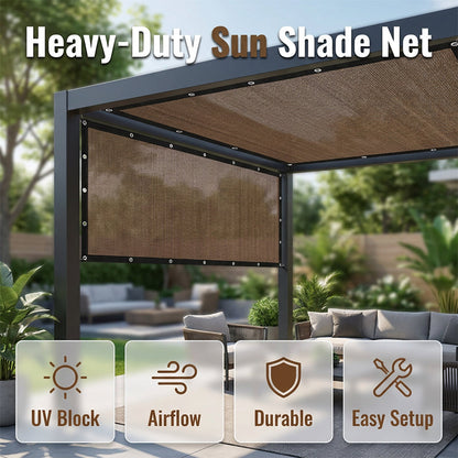☀️ Schaduwnet voor Tuin & Balkon – Duurzaam, UV-beschermend & Eenvoudig te Bevestigen 🏡