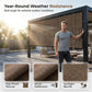☀️ Schaduwnet voor Tuin & Balkon – Duurzaam, UV-beschermend & Eenvoudig te Bevestigen 🏡
