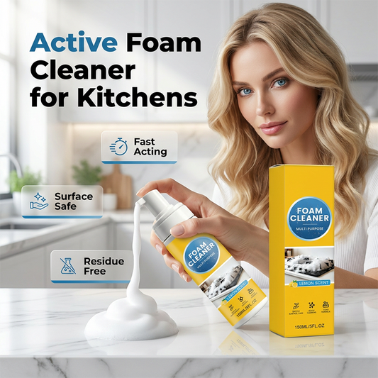 Multifunctionele Schuimreiniger – Voor Keuken & Huis🧼Schuimt, lost vet op & spoelt schoon – Nu: 2 betalen, 1 gratis