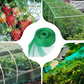 Zwaar vogelnet met 10 grondharingen en 30 tie-wraps
