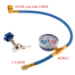 🌞Fris De Lente In Met 50% Korting!❄️R134a Airco Vulslang met Manometer – Auto AC Recharge Kit voor Lagedrukzijde en DIY Onderhoud