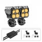 🏍️ High-Power Quad-Lens Motor LED Spotlight – Krachtige Verlichting voor Nachtelijke Ritten 🔥