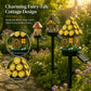 🌙 Solar Fairy-Tale Mushroom Cottage Light – Magical Garden Glow for Outdoor Spaces ✨