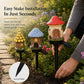 🌙 Solar Fairy-Tale Mushroom Cottage Light – Magical Garden Glow for Outdoor Spaces ✨