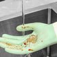Herbruikbare antislip afwas- en schoonmaakhandschoenen